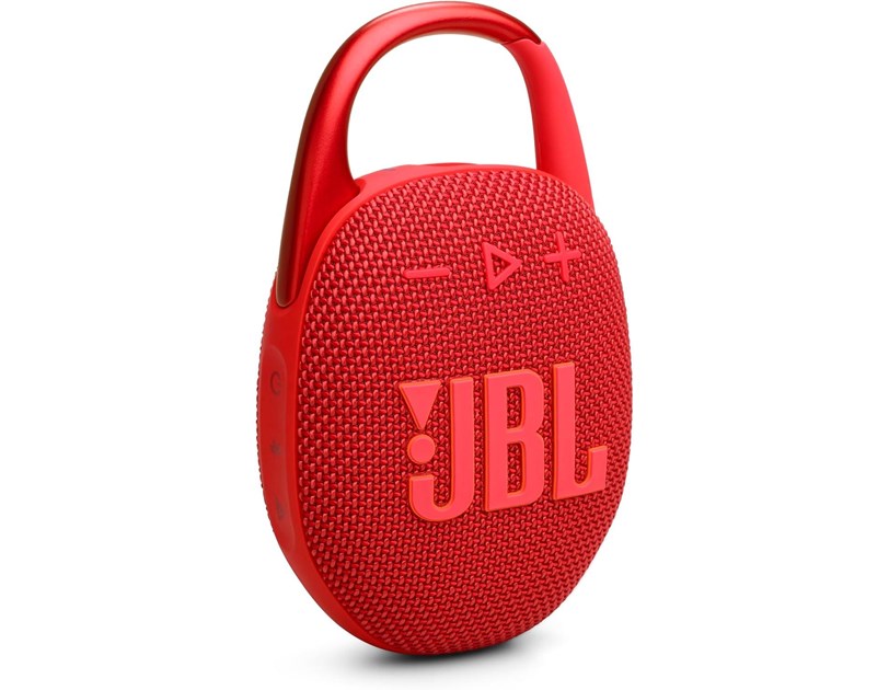 JBL Clip 5 prijenosni zvučnik BT5.3, vodootporan IP67, crveni
