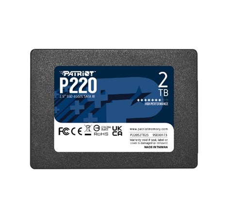 Patriot P220 2TB SATA3 SSD 2.5"