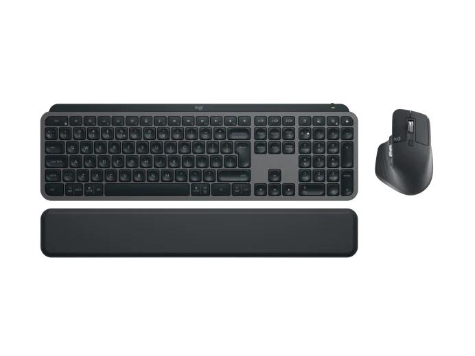 Logitech MX Keys S Combo, bežična tipkovnica+miš, graphite