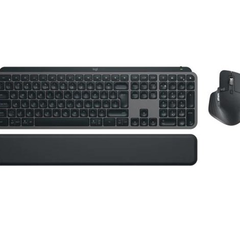 Logitech MX Keys S Combo, bežična tipkovnica+miš, graphite