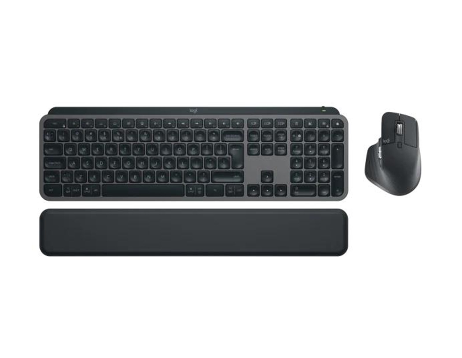 Logitech MX Keys S Combo, bežična tipkovnica+miš, graphite