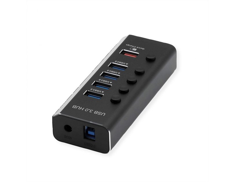 Roline Hub 7-portova USB3.2Gen1, preklopni