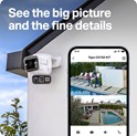 TP-Link Tapo C675D kamera + Tapo A202 Solar panel, 4K/8MP (3840x2160), 10000mAh punjiva li-lon bater, microSD, 6×Spotlights, detekcija pokreta, IP65, Dual Lens/Telephoto, Wi-Fi/Tapo app