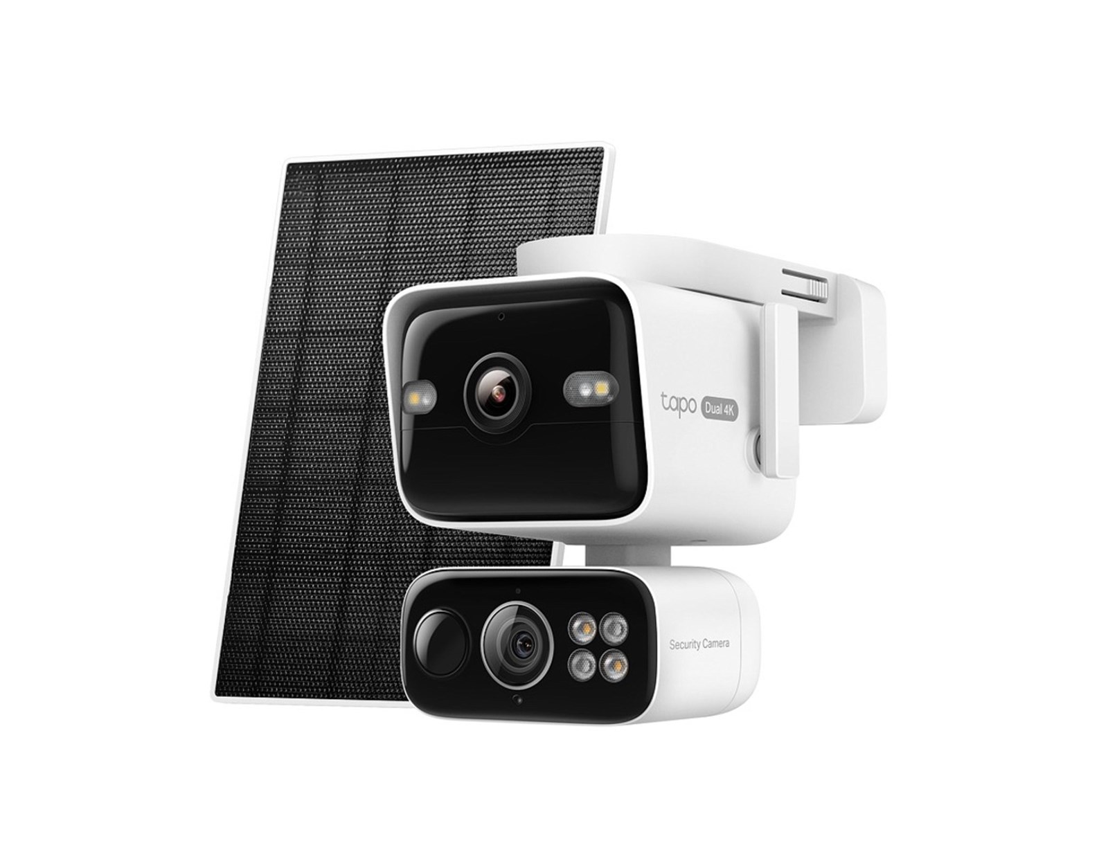 TP-Link Tapo C675D kamera + Tapo A202 Solar panel, 4K/8MP (3840x2160), 10000mAh punjiva li-lon bater, microSD, 6×Spotlights, detekcija pokreta, IP65, Dual Lens/Telephoto, Wi-Fi/Tapo app