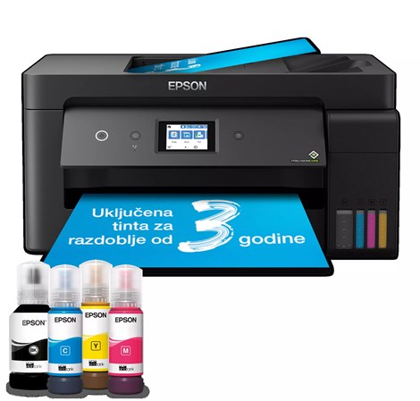Epson EcoTank L14150 Print/Scan/Copy/Fax, A3, 38 str./min, 4.800x1.200 DPI, USB/Ethernet/WiFi/Wi-Fi Direct, touchscreen