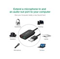UGREEN adapter USB-A na 3.5mm, crni, 15cm
