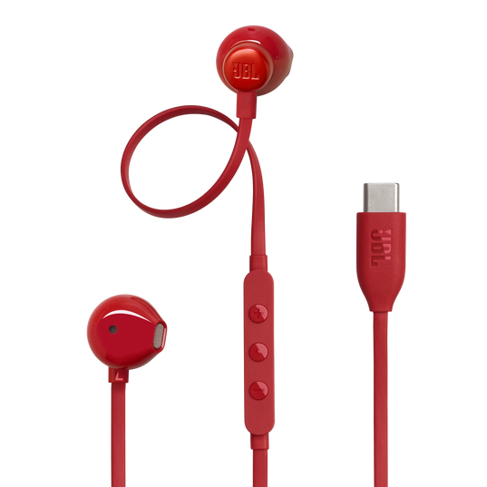 JBL T305C USB-C crvene