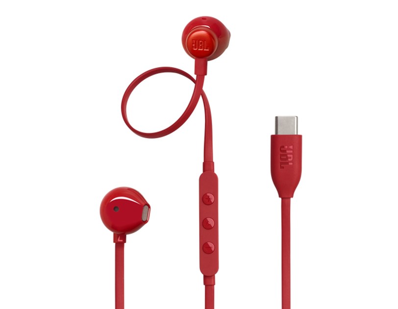 JBL T305C USB-C crvene