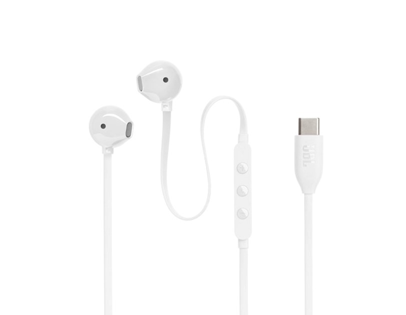 JBL T305C USB-C bijele