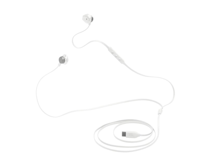 JBL T305C USB-C bijele