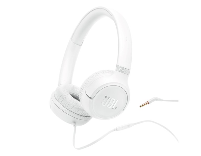 JBL Tune 530, naglavne slušalice, USB-C, bijele