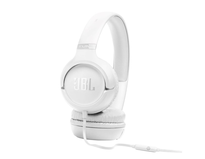 JBL Tune 530, naglavne slušalice, USB-C, bijele