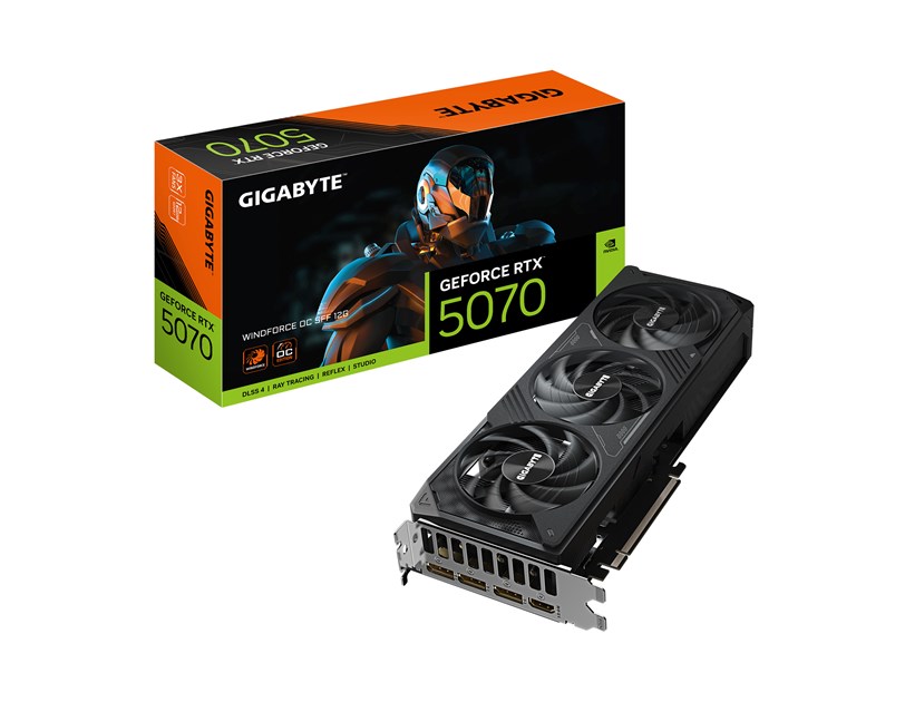 Gigabyte GeForce RTX 5070 OC SFF, 12GB GDDR7/192-bit, PCIe 5.0, HDMI/3×DP