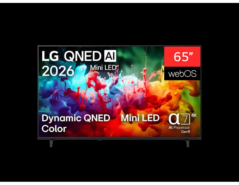 LG 65" (165cm) 65QNED72B3B 4K UHD, Smart QNED, MiniLED, webOS 26