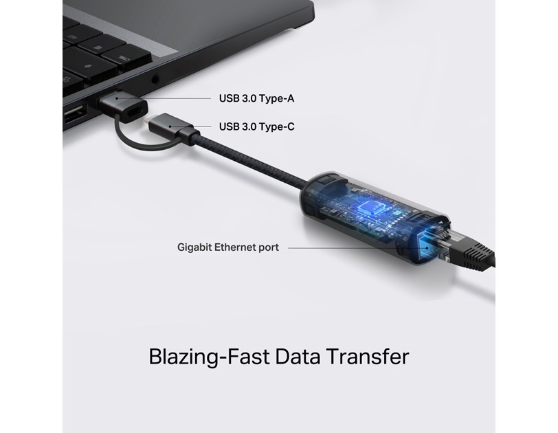 TP-Link USB-C/USB-A na Gigabit mrežni adapter