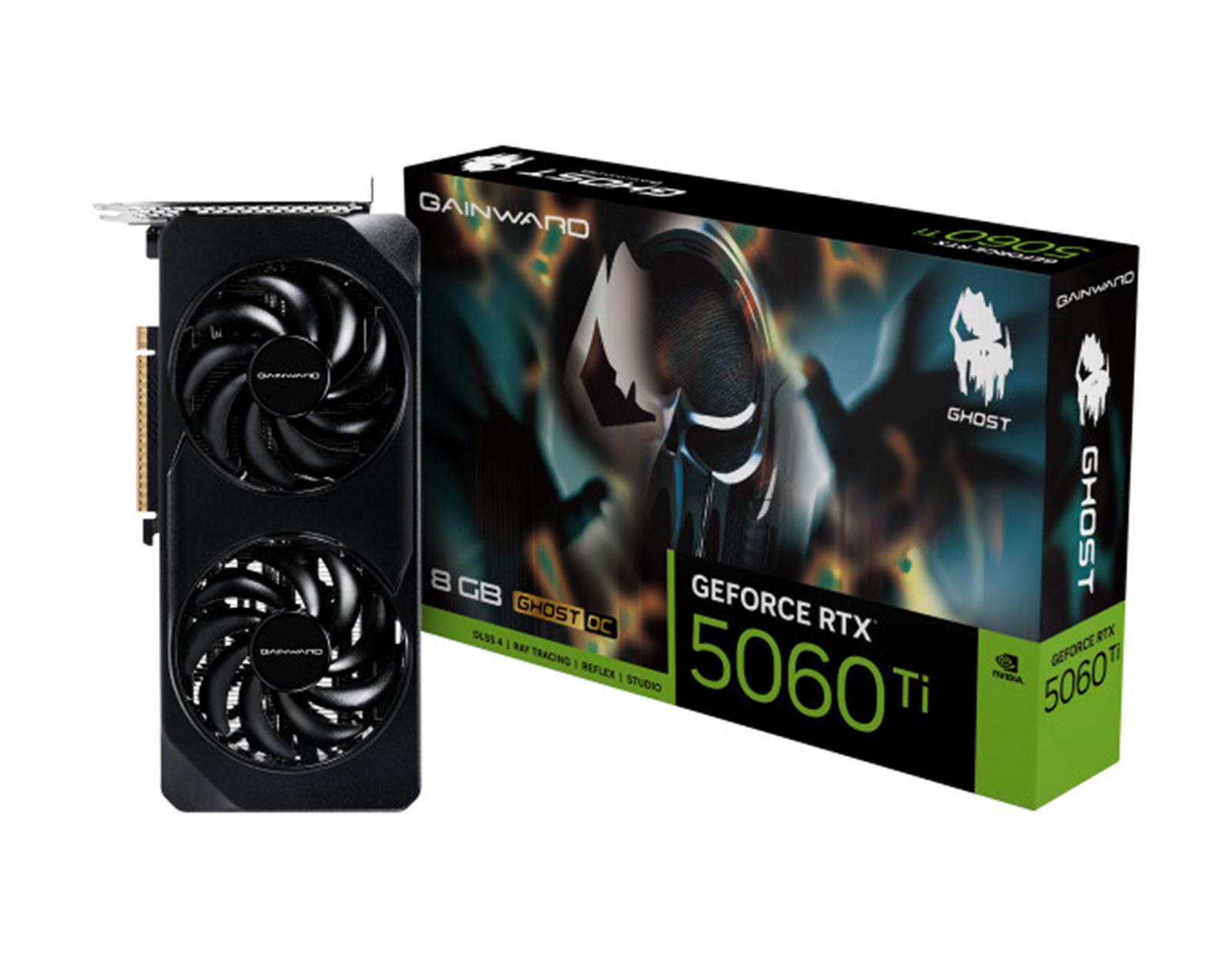 Gainward RTX 5060 TI Ghost OC 8GB GDDR7 128-bit, PCIe 5.0, 3×DP/HDMI