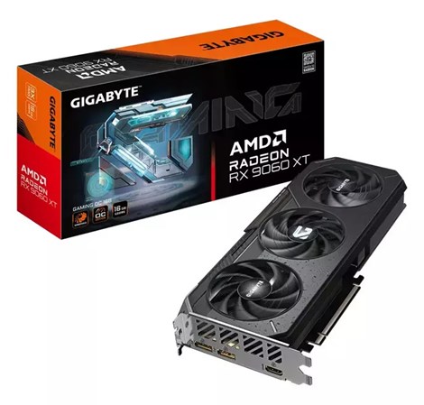 Gigabyte Radeon RX 9060 XT Gaming OC 16GB GDDR6, PCIe 5.0x16, HDMI/2×DP