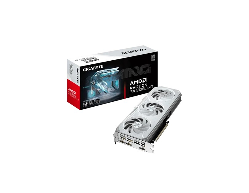 Gigabyte Gaming Radeon RX 9060 XT OC ICE 16GB GDDR6, PCIe 5.0, 1×HDMI/2×DP
