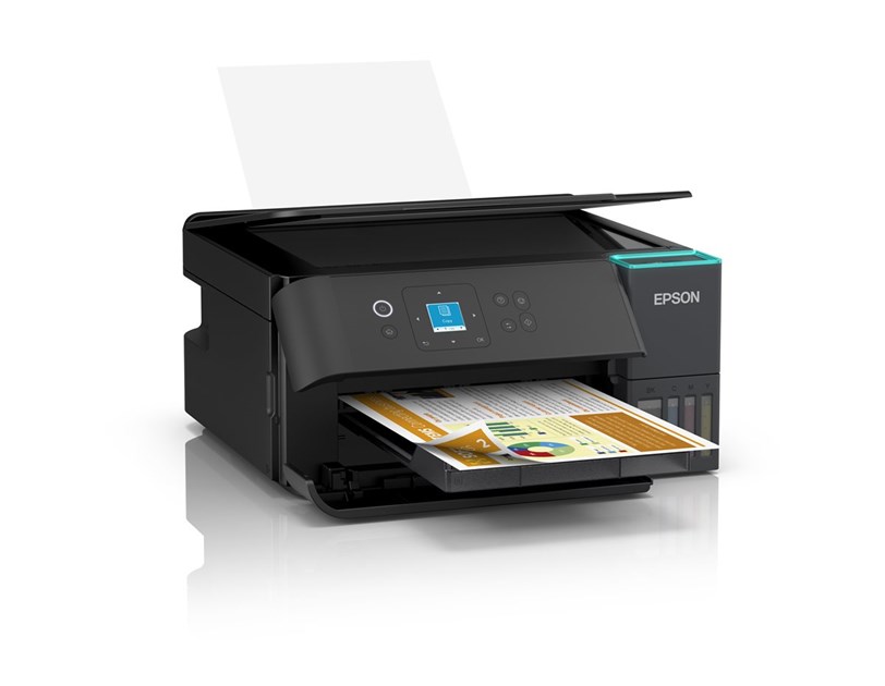 Epson EcoTank L4360 Print/Scan/Copy A4,1200 x 2400, WiFi, RJ45, USB B, crni