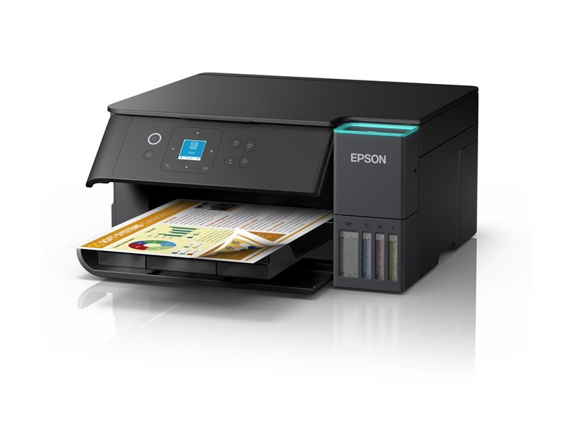 Epson EcoTank L4360 Print/Scan/Copy A4,1200 x 2400, WiFi, RJ45, USB B, crni