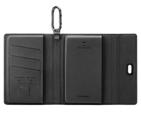 Spigen Universal Passport Holder with MagSafe Wallet, crni
