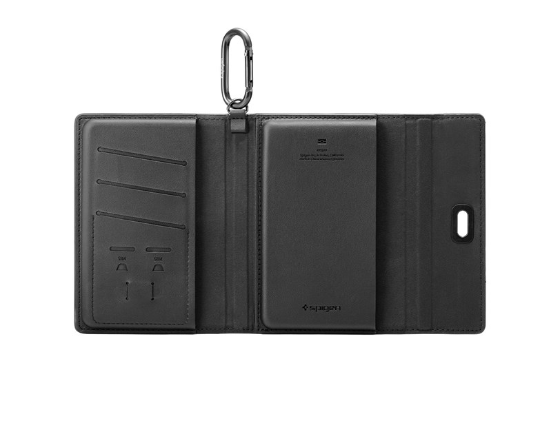 Spigen Universal Passport Holder with MagSafe Wallet, crni
