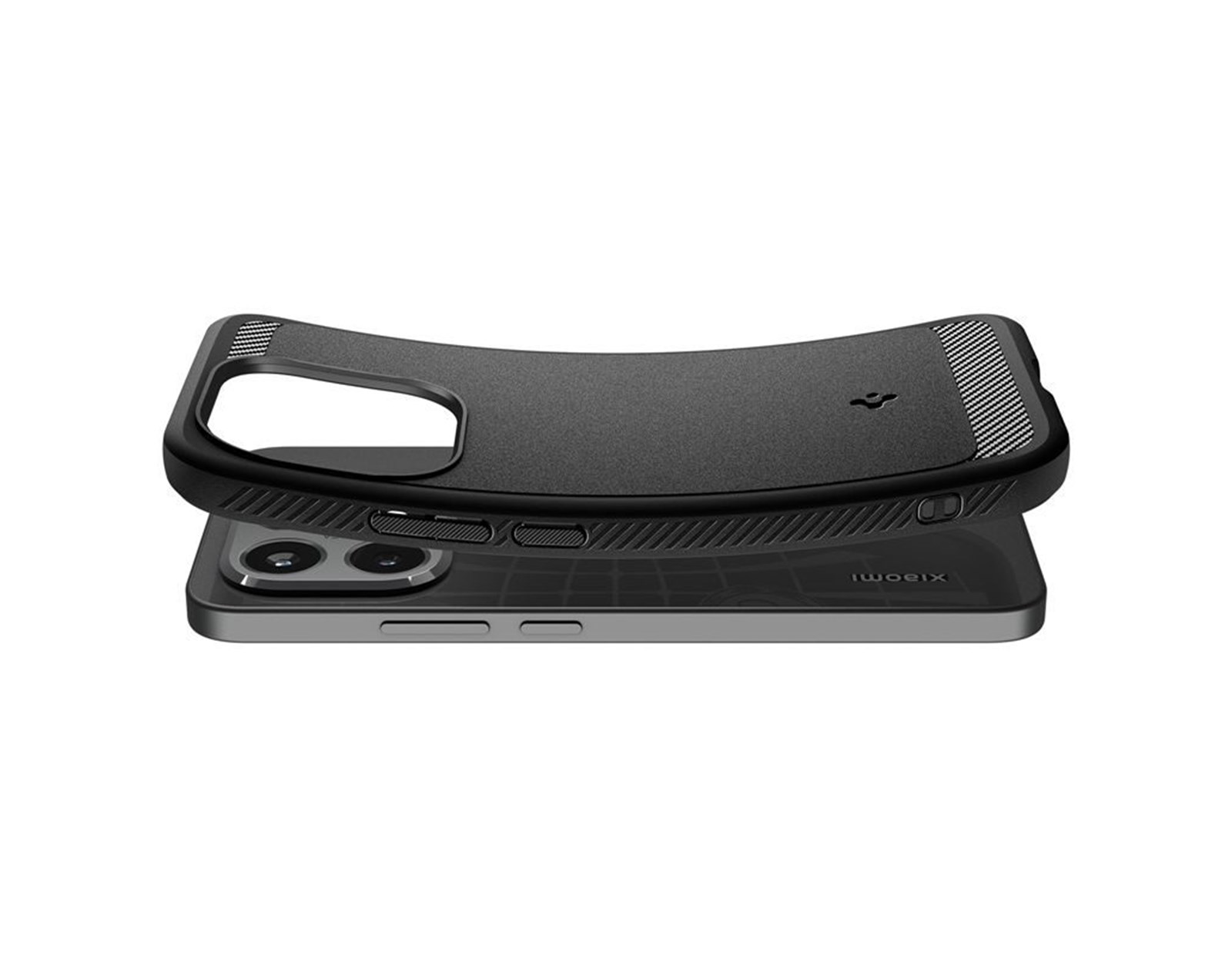 Spigen Rugged Armor, matte black - Xiaomi 15T