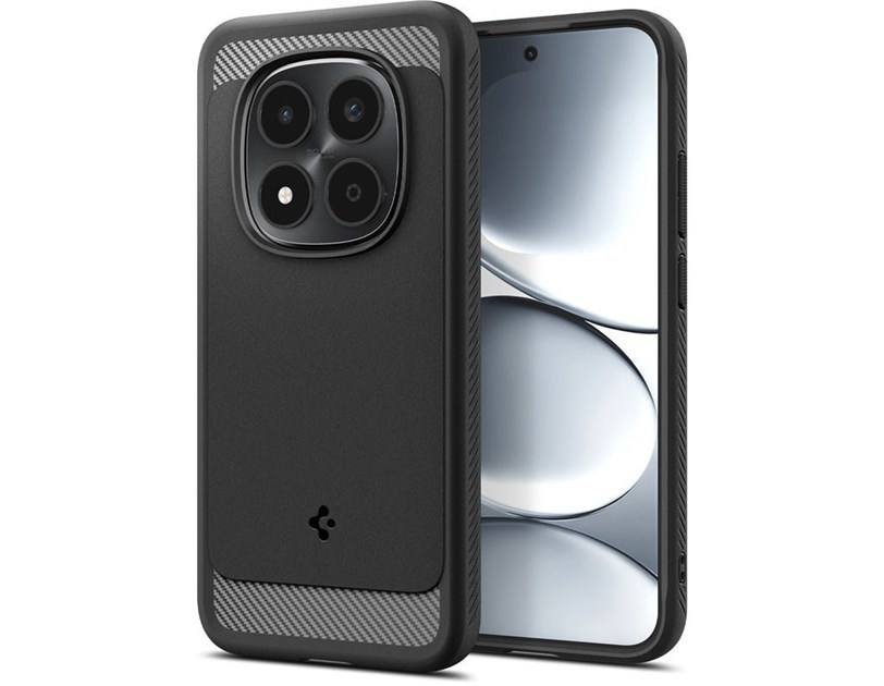 Spigen Rugged Armor, matte black - Xiaomi Redmi Note 15 Pro 5G