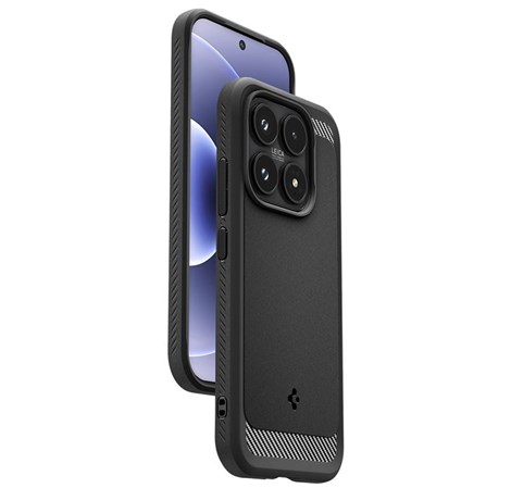 Spigen Rugged Armor, matte black - Xiaomi 17