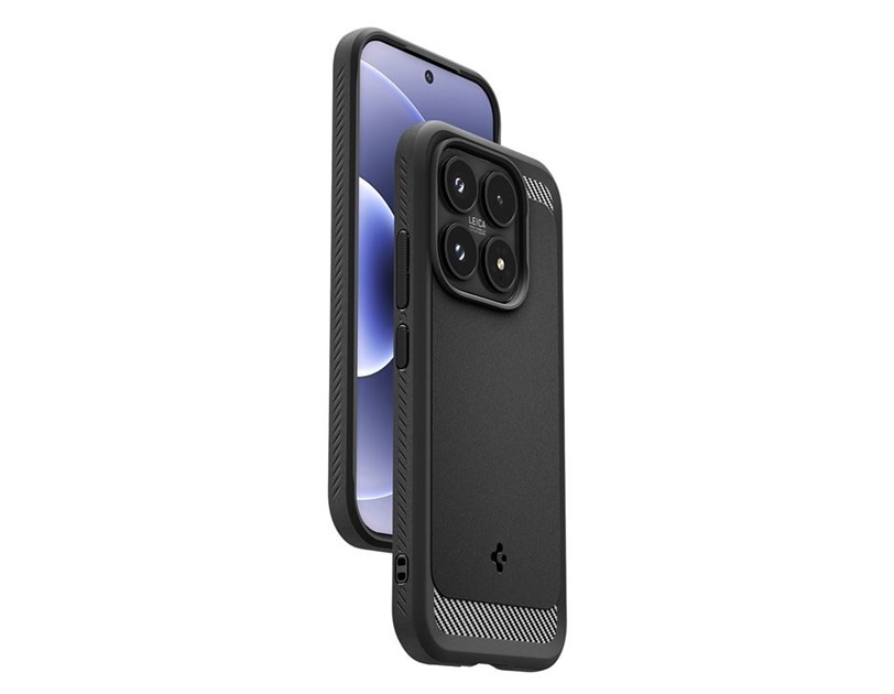 Spigen Rugged Armor, matte black - Xiaomi 17