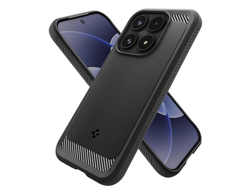 Spigen Rugged Armor, matte black - Xiaomi 17