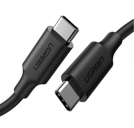 UGREEN kabel, USB C 2.0 (M) na USB C 2.0 (M), 3A, crni, 1m