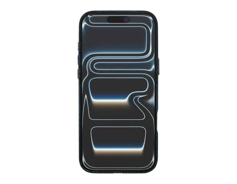 Rixus Alpine Ultra-Slim Case With MagSafe Compatible RXA131 For Apple iPhone 17 Pro, 18 Pro Stripe Blue