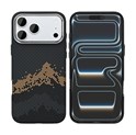 Rixus Alpine Ultra-Slim Case With MagSafe Compatible RXD082 For Apple iPhone 17 Pro, 18 Pro Mountain Black