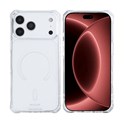 Rixus Armor-X Anti Shock Case With MagSafe Compatible For Apple iPhone 17 Pro Max, 18 Pro Max Transparent