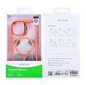 Rixus Classic 03 Case With MagSafe Compatible For Apple iPhone 17 Orange