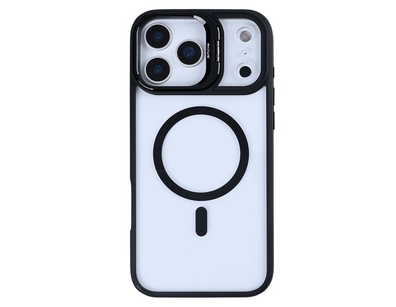 Rixus Classic 03 Case With MagSafe Compatible For Apple iPhone 17 Pro, 18 Pro Black