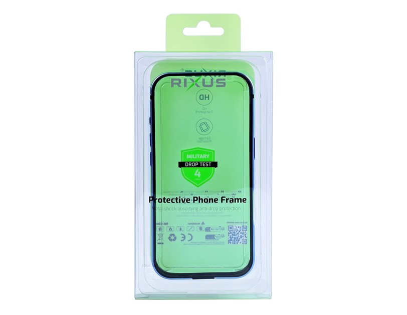 Rixus Crash Guard Case For Apple iPhone 17 Titanium Black