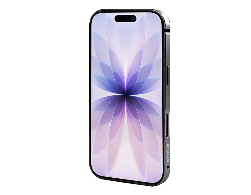 Rixus Crash Guard Case For Apple iPhone 17 Titanium Black