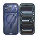 Rixus Crystal Amber Case For Apple iPhone 17 Pro Max, 18 Pro Max Blue