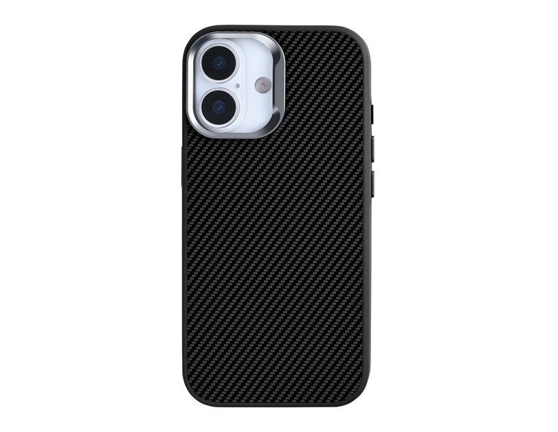 Rixus Mag Carbon With MagSafe Compatible For Apple iPhone 17 Titanium Black