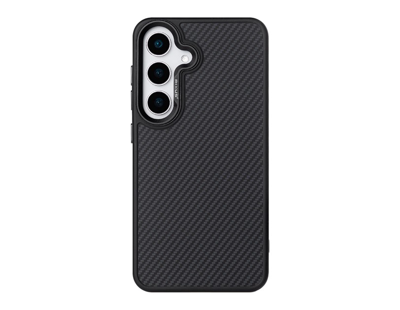 Rixus Mag Carbon With MagSafe Compatible For Samsung Galaxy S26 Black