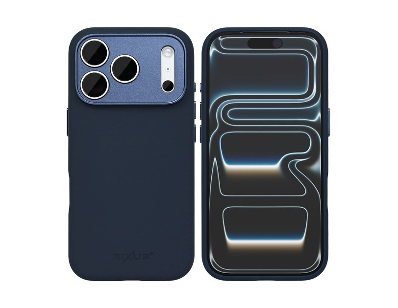 Rixus ProShield Case For Apple iPhone 17 Pro, 18 Pro Dark Blue