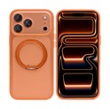 Rixus SnapGrip 360 Case For Apple iPhone 17 Pro Max, 18 Pro Max Orange