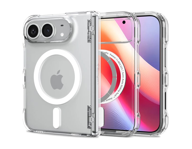 Spigen Ultra Hybrid Pro MagSafe, clear white - iPhone 2026 Fold