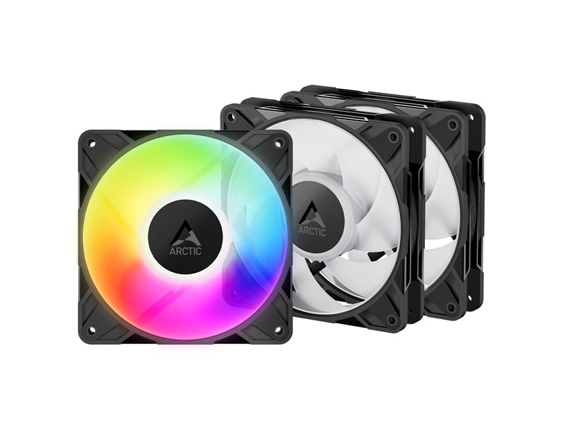 Arctic ventilator P12 Pro A-RGB, 120mm, crni, 3-Pack