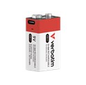 Verbatim 9V-6LR61 USB-C punjiva baterija, 9.0V, 335 mAh (1 komad)