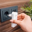 Verbatim Essentials Slim GaN zidni punjač 65 W, 2xUSB-C PD3.0, bijeli