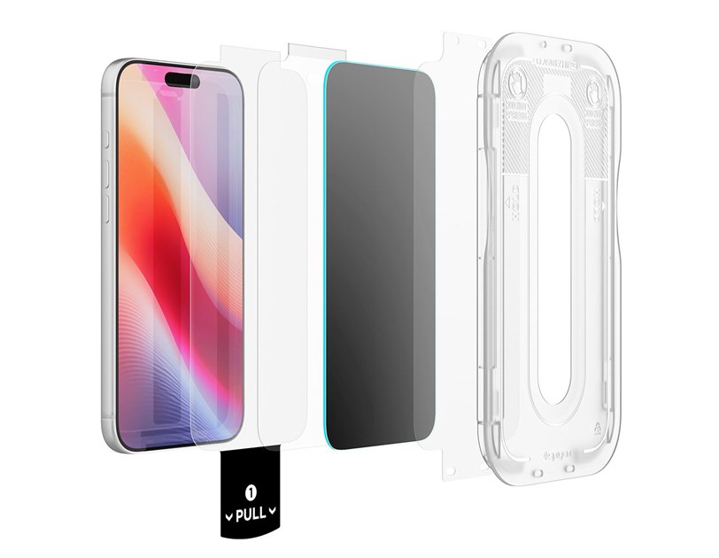 Spigen Glass tR EZ Fit 2 Pack, Privacy iPhone 18/17/16 Pro Max (AGL12027)