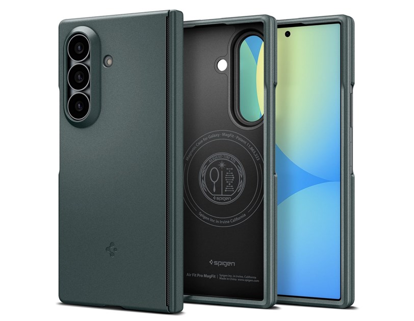 Spigen Air Fit Pro MagSafe, abyss green - Samsung Galaxy Z Fold 2026 Ultra
